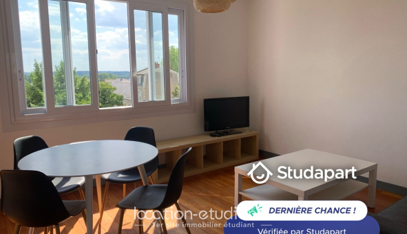 Logement étudiant Location T3 Meublé Angers (49000)