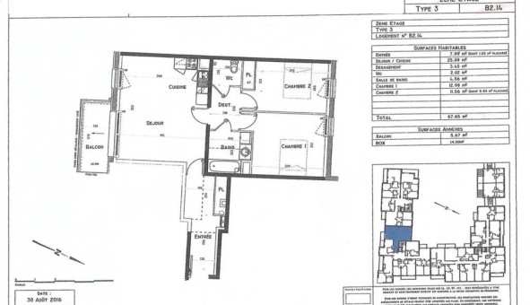 Logement tudiant T3 à Angers (49000)