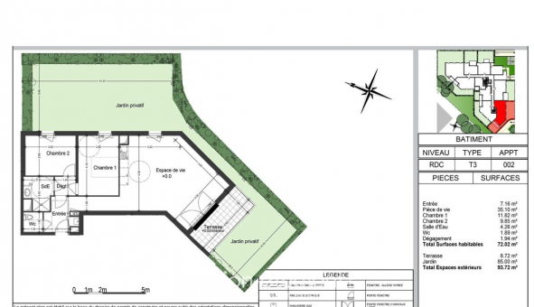 Logement �tudiant T3 &agrave; Angers (49000)