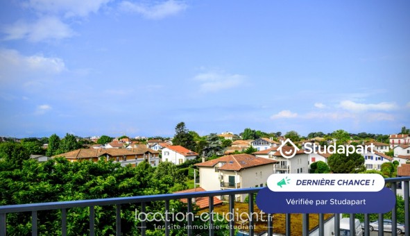 Logement étudiant T3 à Anglet (64600)