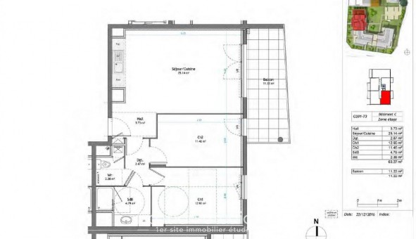 Logement tudiant T3 à Anse (69480)