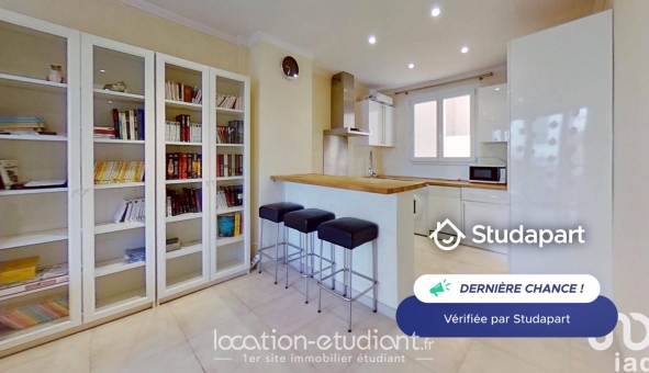 Logement étudiant T3 &agrave; Antibes (06160)