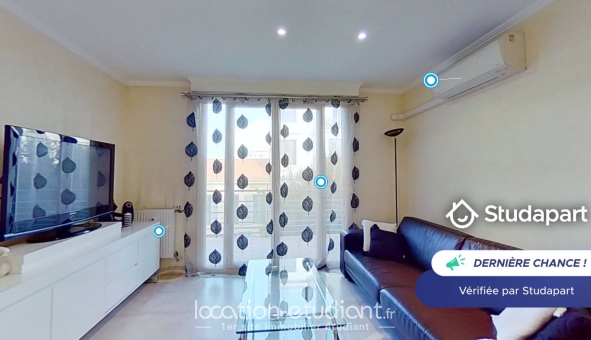 Logement étudiant T3 &agrave; Antibes (06160)
