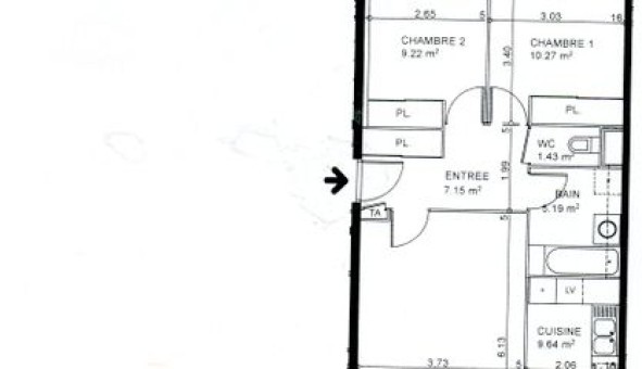 Logement �tudiant T3 &agrave; Arbusigny (74930)