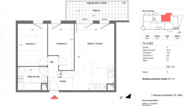 Logement tudiant T3 à Arles (13200)