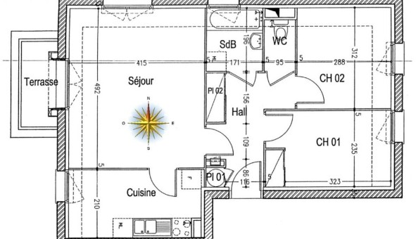 Logement �tudiant T3 &agrave; Arras (62000)