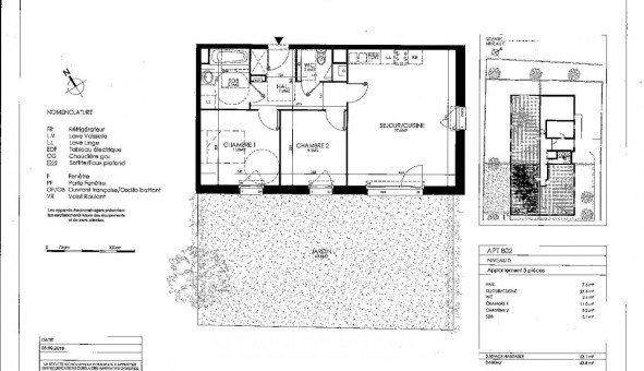 Logement �tudiant T3 &agrave; Aulnoy lez Valenciennes (59300)