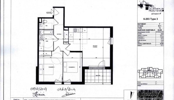 Logement tudiant T3 à Auray (56400)