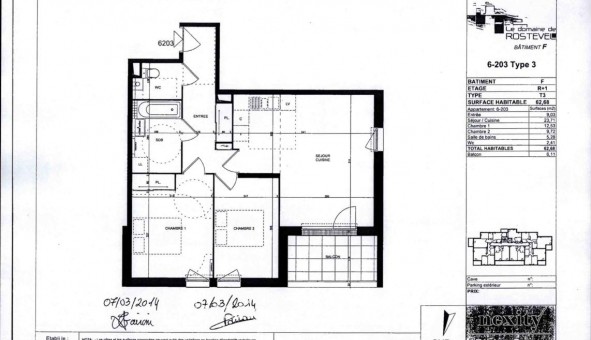 Logement tudiant T3 à Auray (56400)