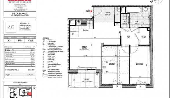 Logement tudiant T3 à Aytr (17440)
