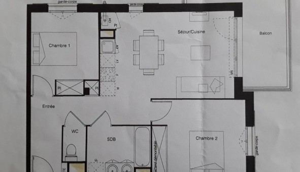 Logement tudiant T3 à Balma (31130)