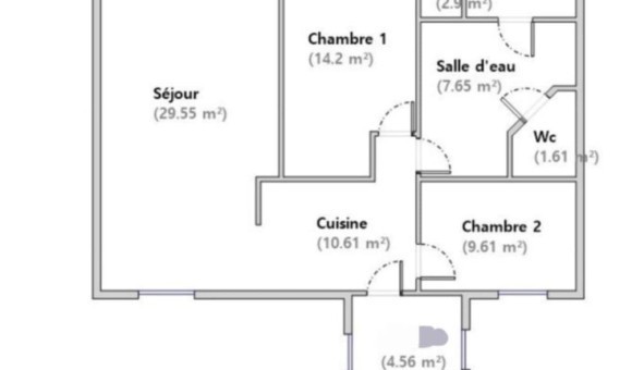Logement tudiant T3 à Beaumont sur Vesle (51360)