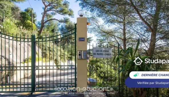 Logement tudiant T3 à Beausoleil (06240)