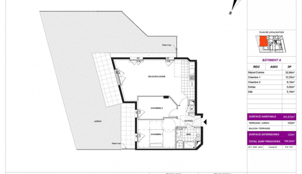 Logement tudiant T3 à Besanon (25000)