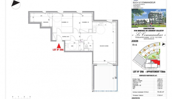 Logement tudiant T3 à Besanon (25000)