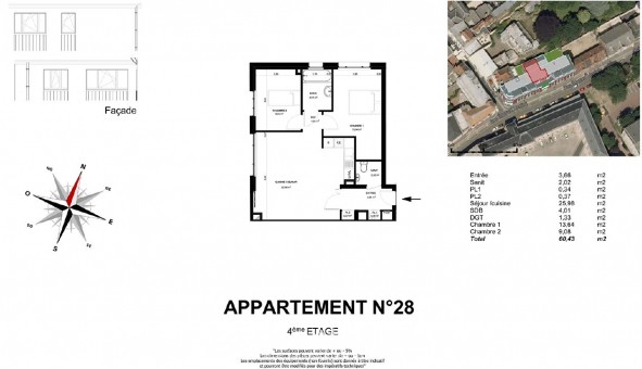 Logement �tudiant T3 &agrave; B�thune (62400)