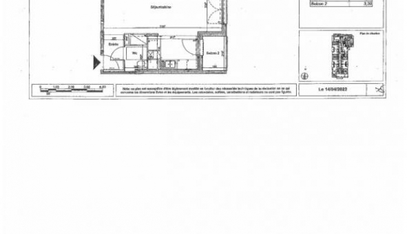 Logement tudiant T3 à Bihorel (76420)
