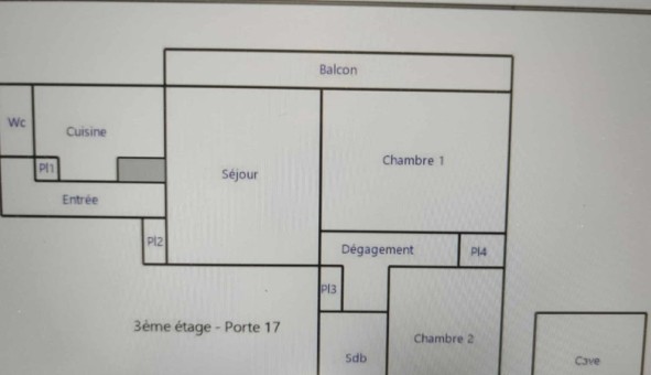 Logement �tudiant T3 &agrave; Blois (41000)
