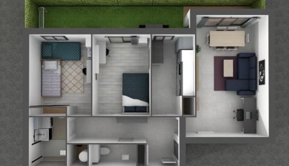 Logement tudiant T3 à Boisemont (95000)