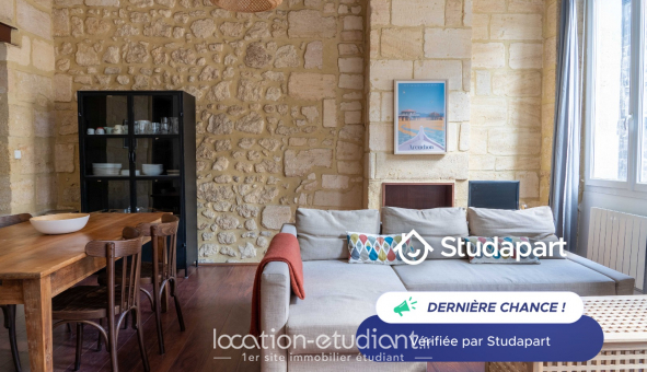 Logement tudiant Location T3 Meublé Bordeaux (33300)