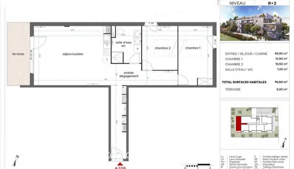 Logement �tudiant T3 &agrave; Bordeaux (33300)