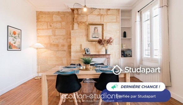 Logement �tudiant T3 &agrave; Bordeaux (33300)