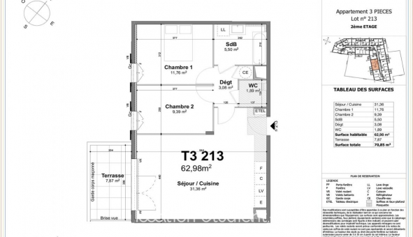 Logement tudiant T3 à Brignoles (83170)