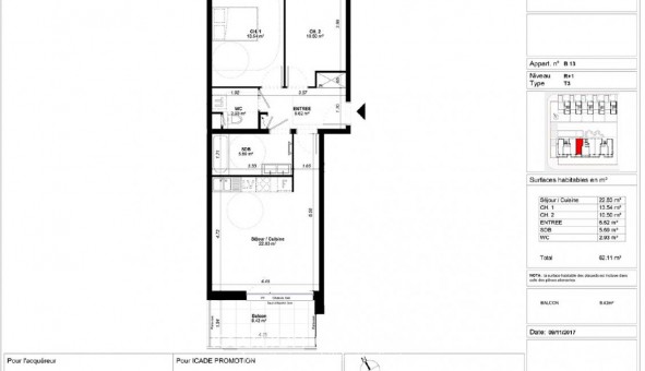 Logement tudiant T3 à Brumath (67170)