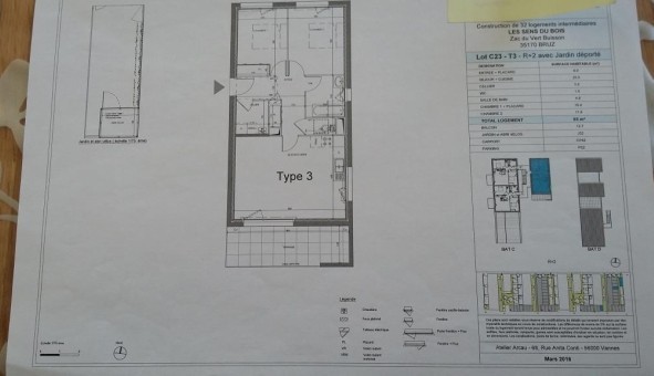 Logement tudiant T3 à Bruz (35170)