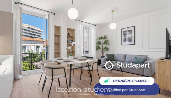 Logement �tudiant T3 &agrave; Cannes (06400)