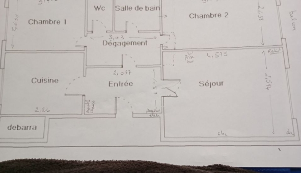Logement �tudiant T3 &agrave; Carnetin (77400)