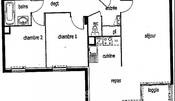 Logement tudiant T3 à Carquefou (44470)