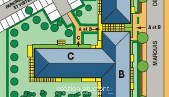 Logement �tudiant T3 &agrave; Carquefou (44470)