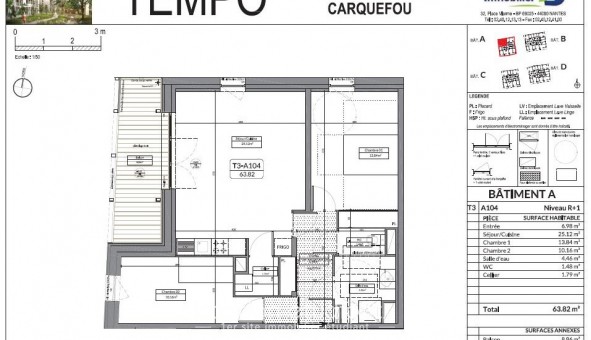 Logement �tudiant T3 &agrave; Carquefou (44470)