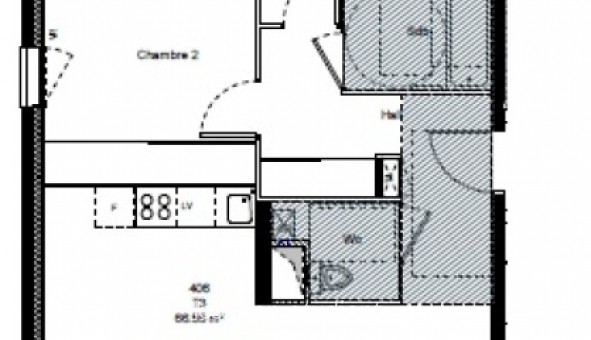 Logement tudiant T3 à Chambry (73000)