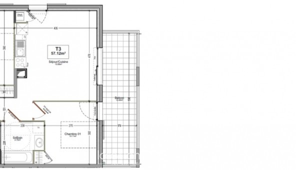 Logement tudiant T3 à Chtillon sur Cluses (74300)
