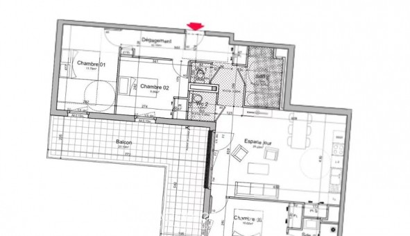 Logement �tudiant Location T3 Vide Chen�ve (21300)