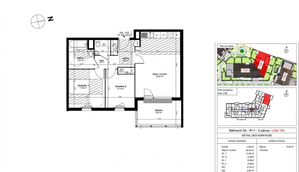 Logement �tudiant T3 &agrave; Chen�ve (21300)