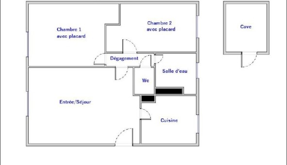 Logement tudiant T3 à Choisy le Roi (94600)
