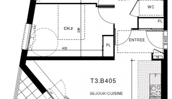 Logement tudiant T3 à Clermont Ferrand (63000)