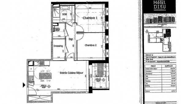 Logement tudiant T3 à Clermont Ferrand (63000)