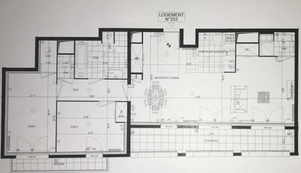 Logement tudiant T3 à Clichy (92110)