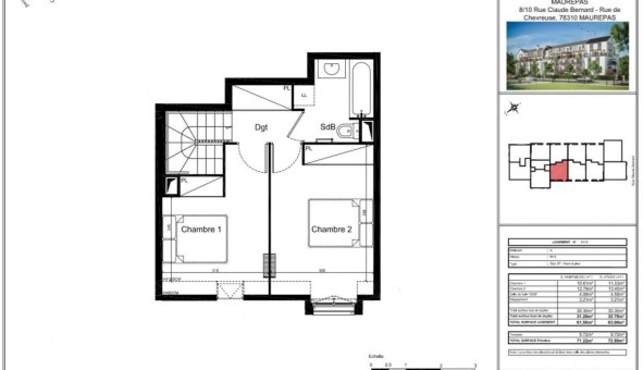 Logement �tudiant T3 &agrave; Coigni�res (78310)