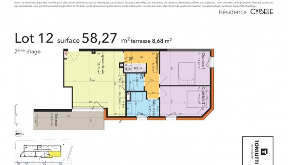 Logement tudiant T3 à Colmar (68000)