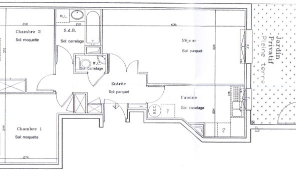 Logement tudiant T3 à Colombes (92700)