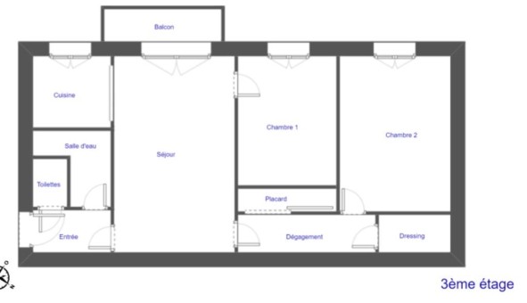 Logement tudiant T3 à Corenc (38700)