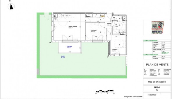 Logement tudiant T3 à Cormelles le Royal (14123)