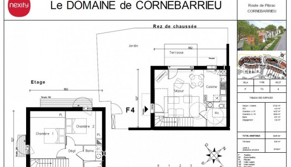 Logement tudiant T3 à Cornebarrieu (31700)