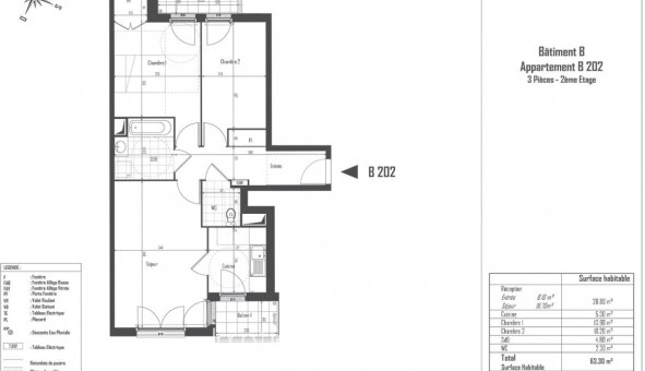 Logement �tudiant T3 &agrave; Drancy (93700)