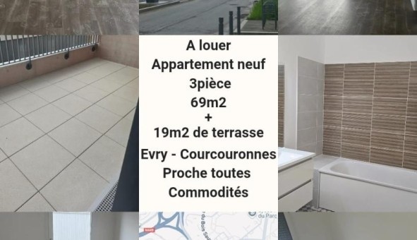 Logement tudiant Location T3 Vide vry (91000)